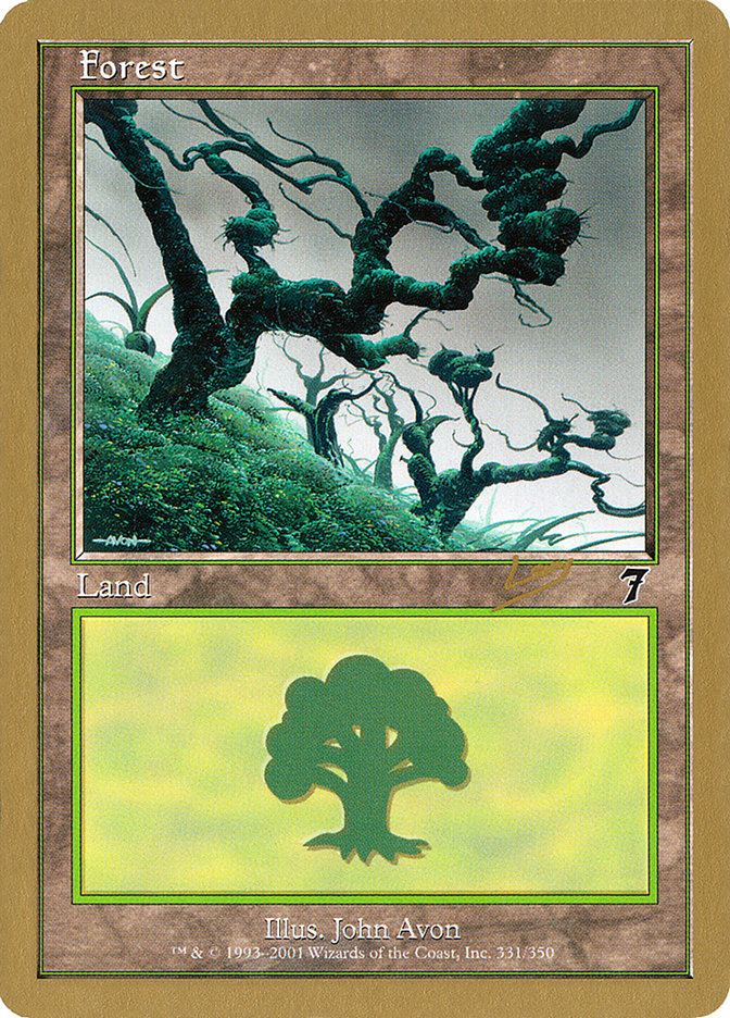 Forest (rl331) (Raphael Levy) [World Championship Decks 2002] | Gate City Games LLC