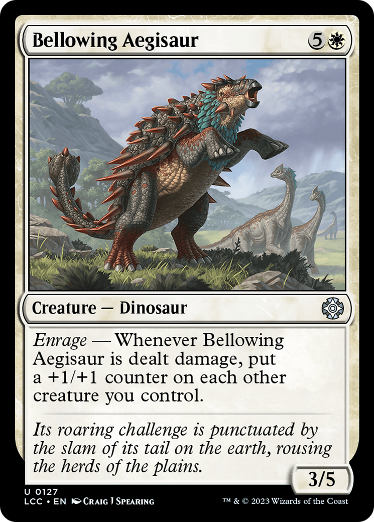 Bellowing Aegisaur [The Lost Caverns of Ixalan Commander] | Gate City Games LLC