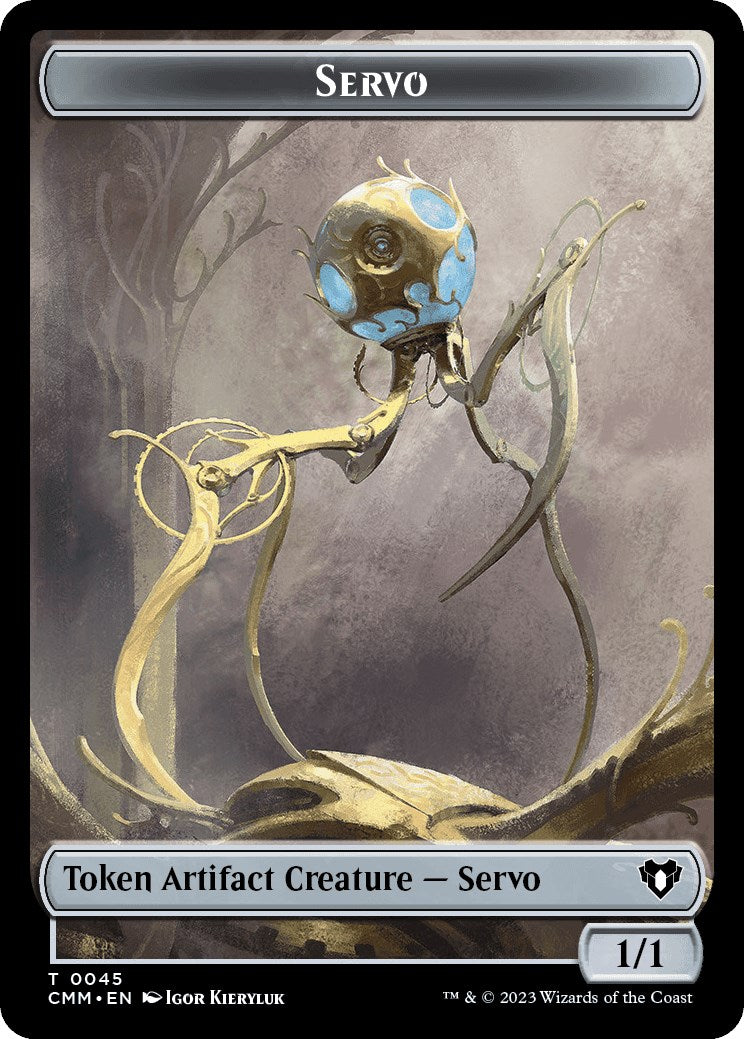 Servo // Ogre Double-Sided Token [Commander Masters Tokens] | Gate City Games LLC