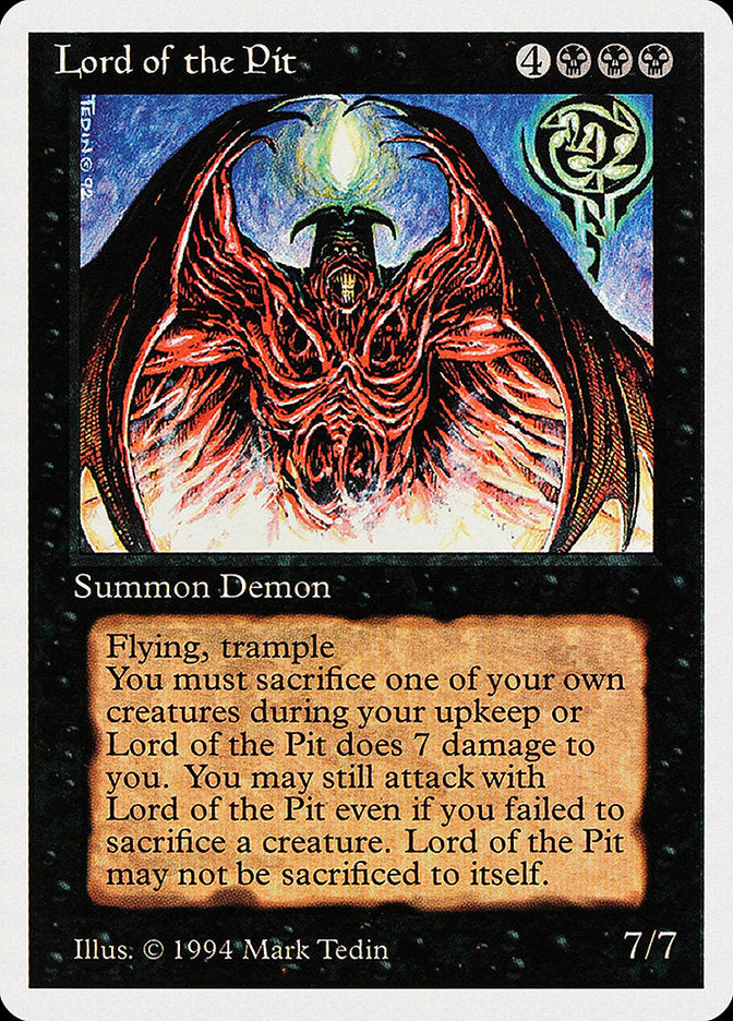 Lord of the Pit [Summer Magic / Edgar] | Gate City Games LLC