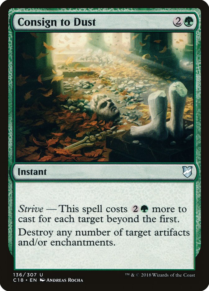 Consign to Dust [Commander 2018] | Gate City Games LLC