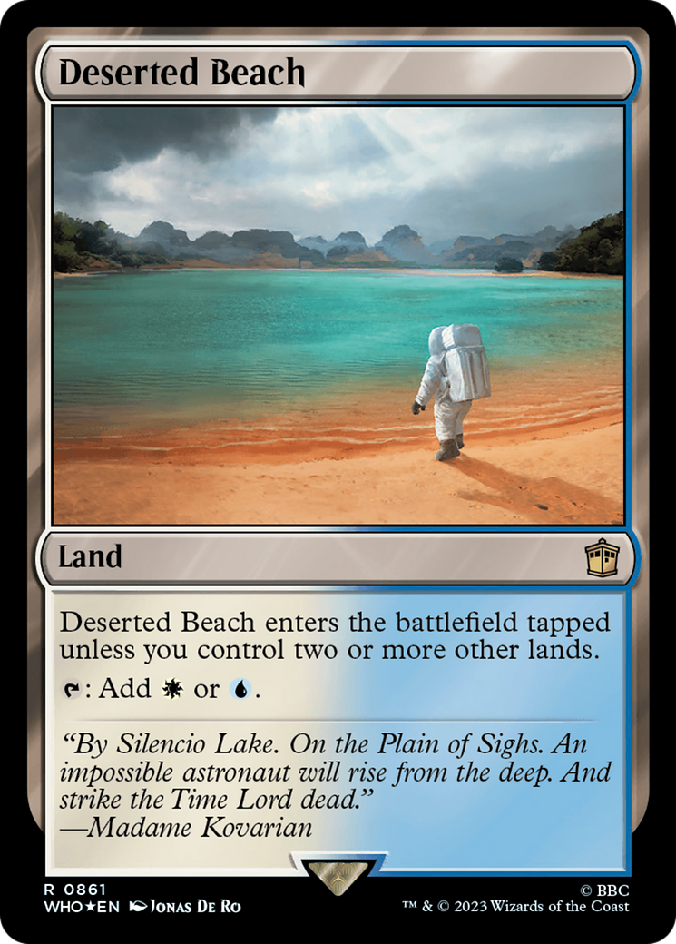 Deserted Beach (Surge Foil) [Doctor Who] | Gate City Games LLC