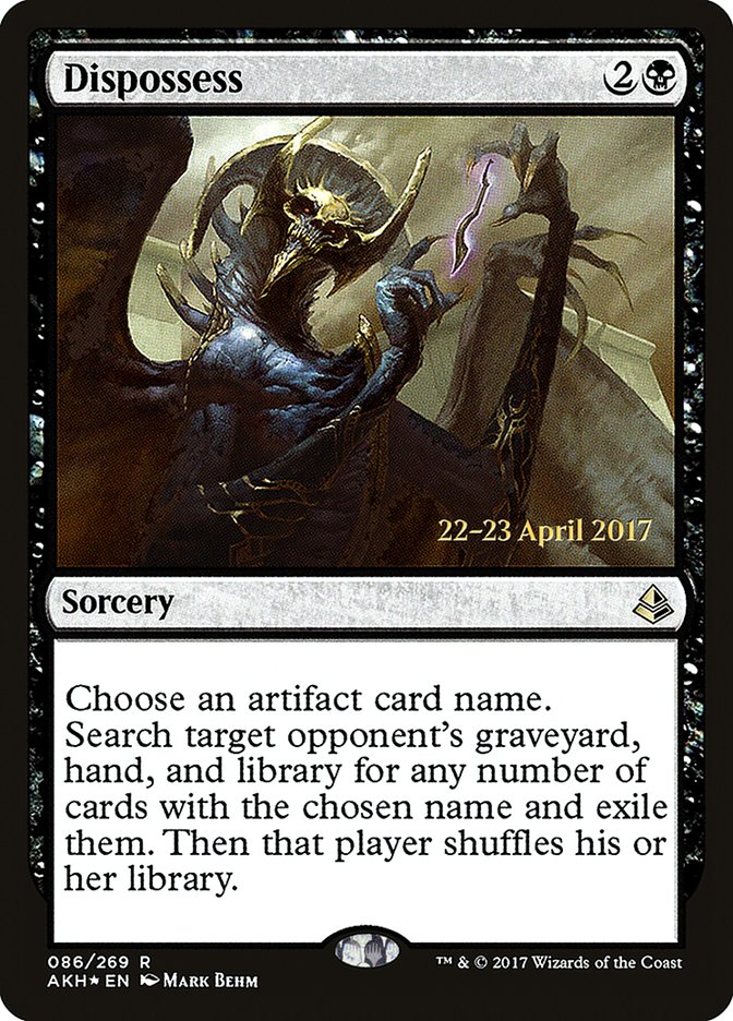 Dispossess [Amonkhet Prerelease Promos] | Gate City Games LLC