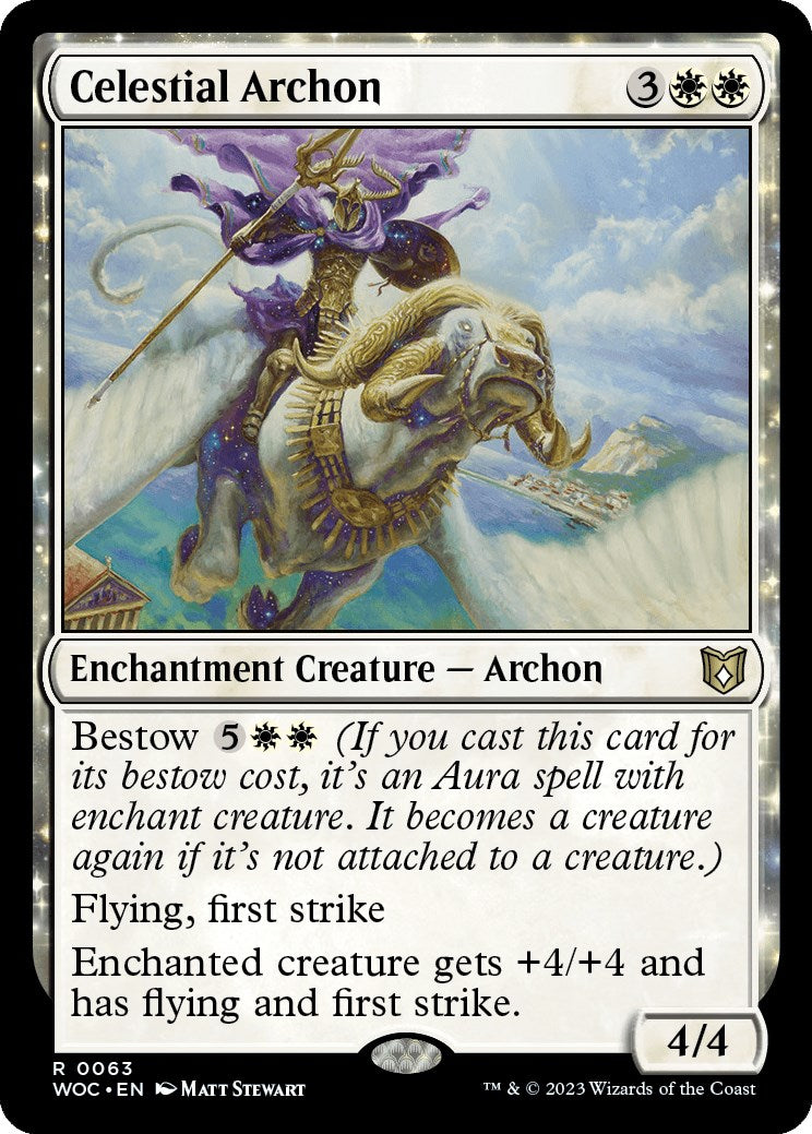 Celestial Archon [Wilds of Eldraine Commander] | Gate City Games LLC