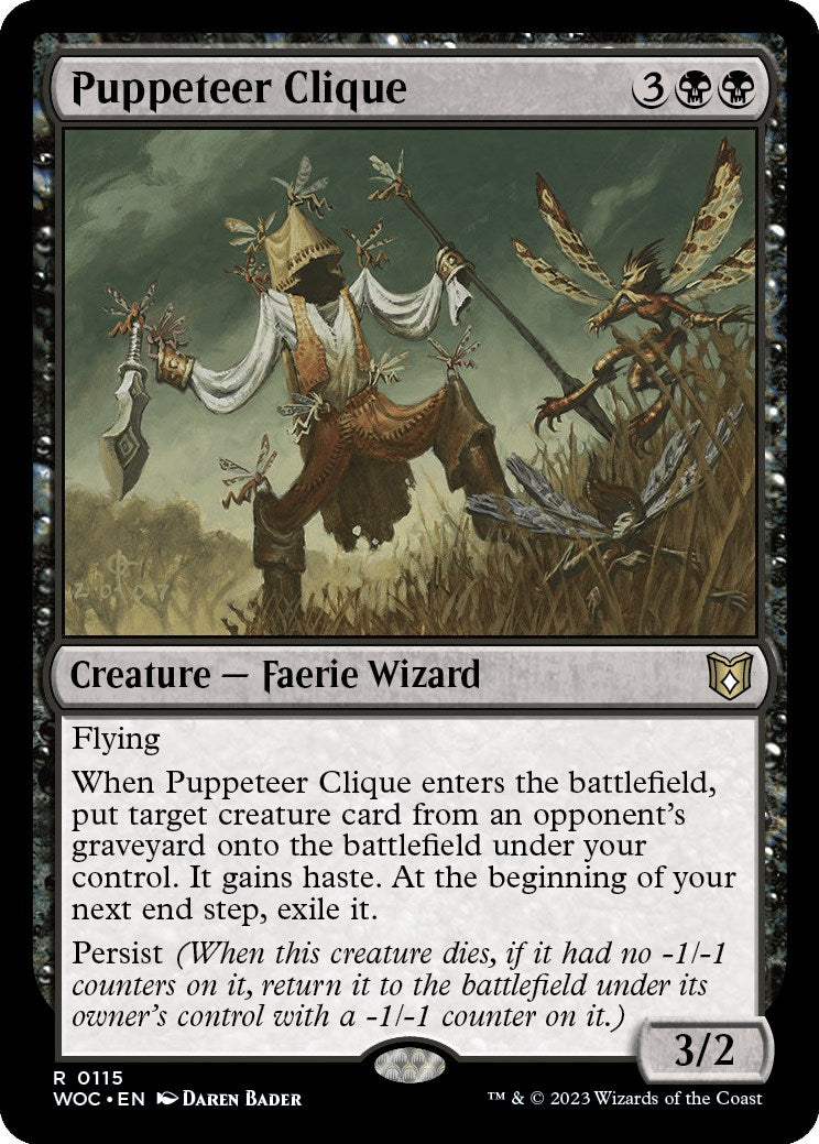 Puppeteer Clique [Wilds of Eldraine Commander] | Gate City Games LLC