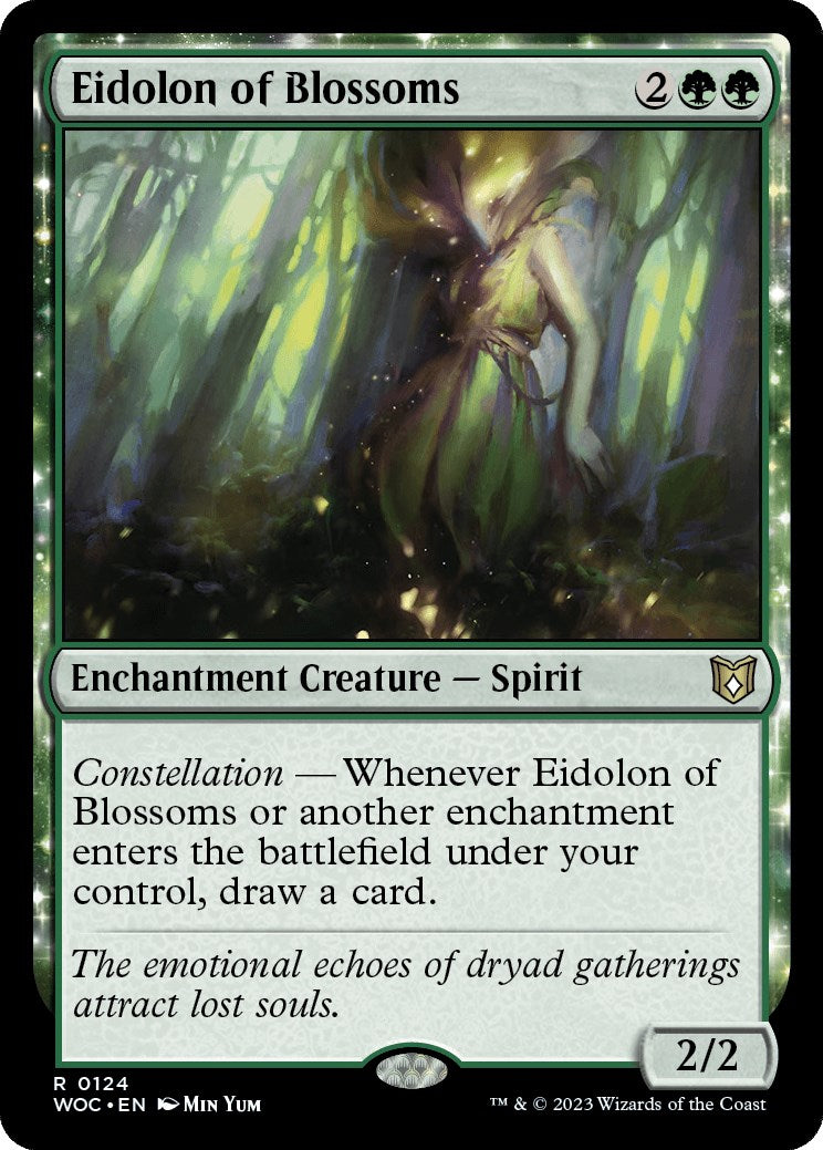 Eidolon of Blossoms [Wilds of Eldraine Commander] | Gate City Games LLC