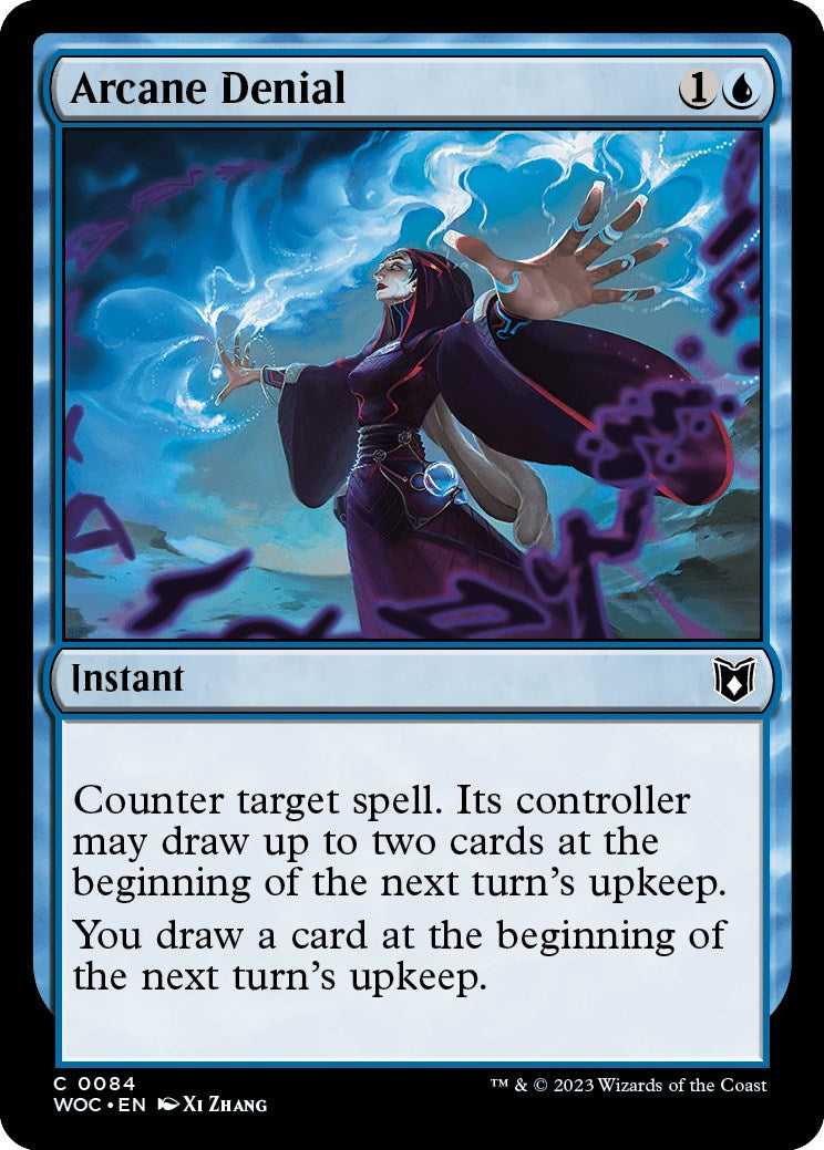 Arcane Denial [Wilds of Eldraine Commander] | Gate City Games LLC