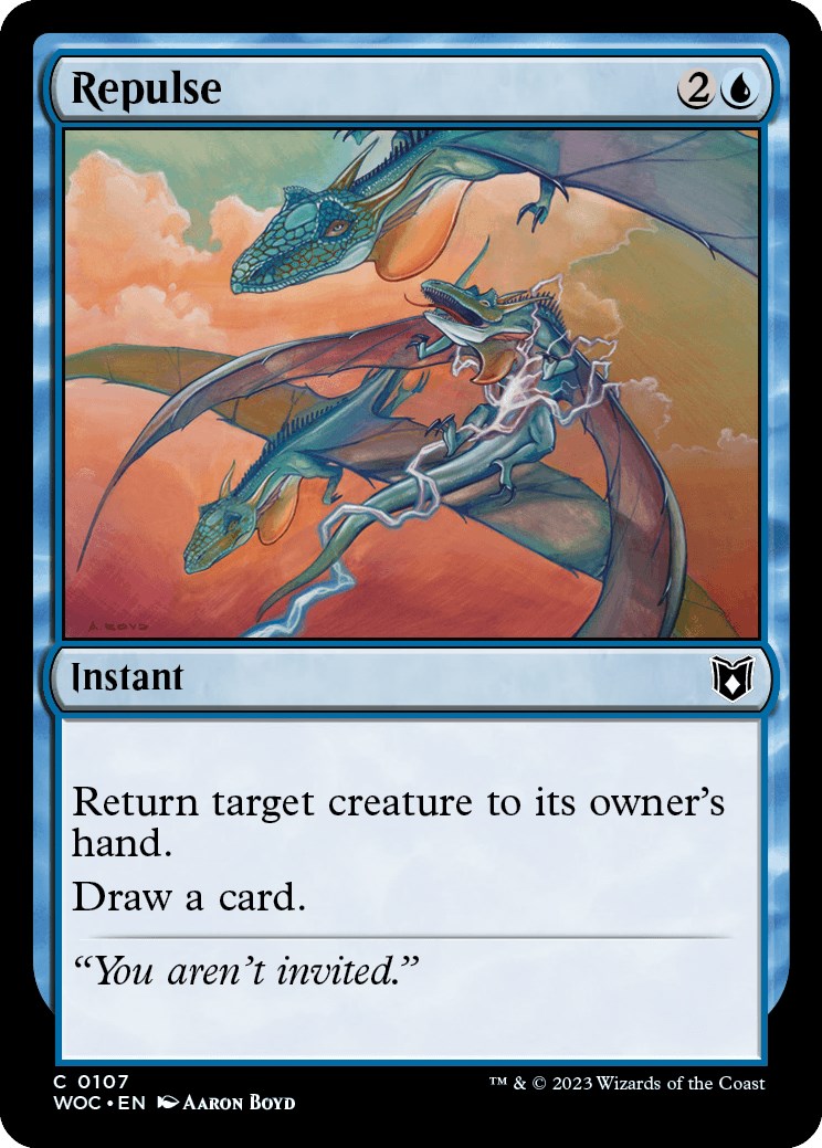 Repulse [Wilds of Eldraine Commander] | Gate City Games LLC