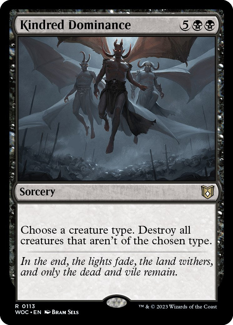 Kindred Dominance [Wilds of Eldraine Commander] | Gate City Games LLC