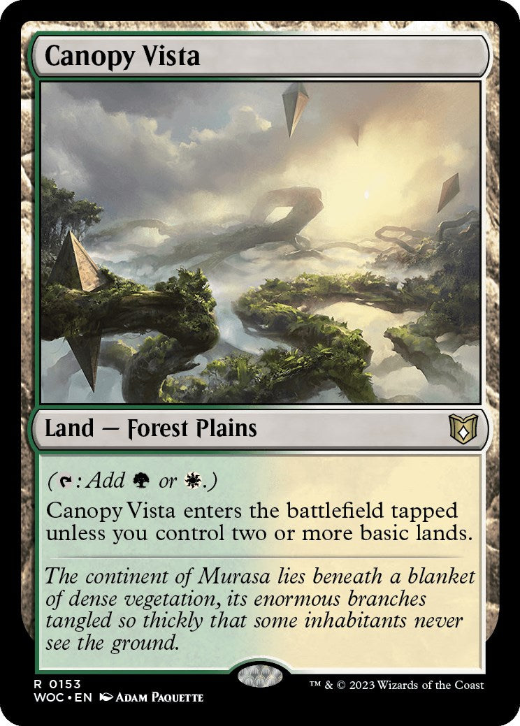 Canopy Vista [Wilds of Eldraine Commander] | Gate City Games LLC