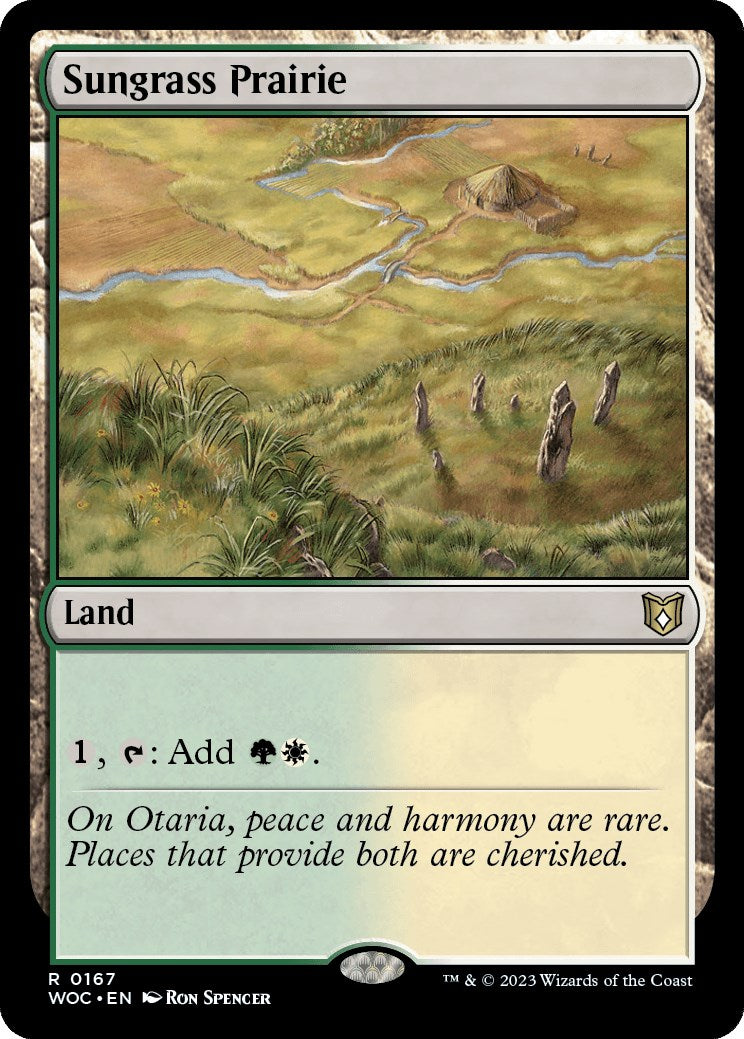 Sungrass Prairie [Wilds of Eldraine Commander] | Gate City Games LLC