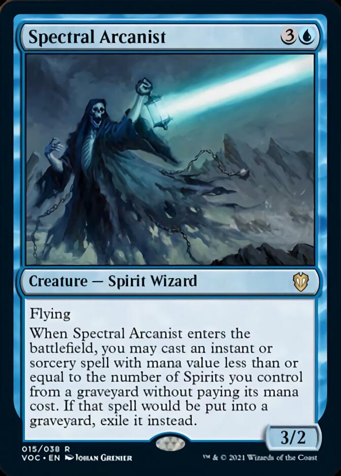 Spectral Arcanist [Innistrad: Crimson Vow Commander] | Gate City Games LLC
