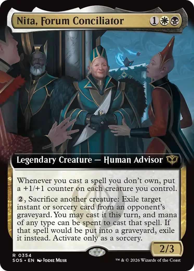 Nita, Forum Conciliator (Extended Art) [Secrets of Strixhaven] | Gate City Games LLC