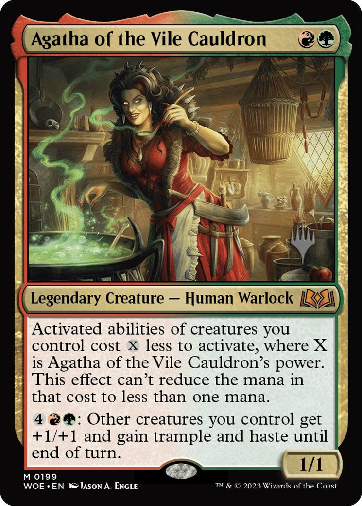 Agatha of the Vile Cauldron (Promo Pack) [Wilds of Eldraine Promos] | Gate City Games LLC