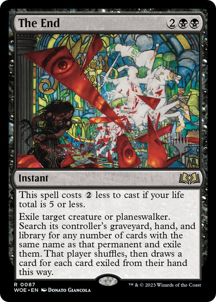 The End (Promo Pack) [Wilds of Eldraine Promos] | Gate City Games LLC