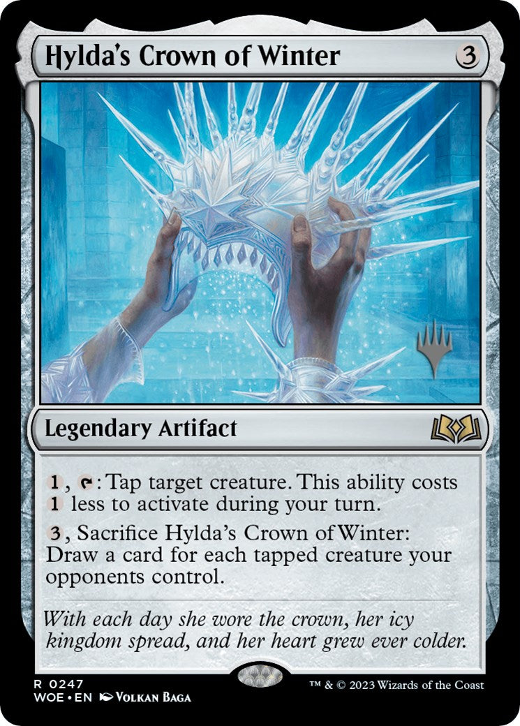 Hylda's Crown of Winter (Promo Pack) [Wilds of Eldraine Promos] | Gate City Games LLC