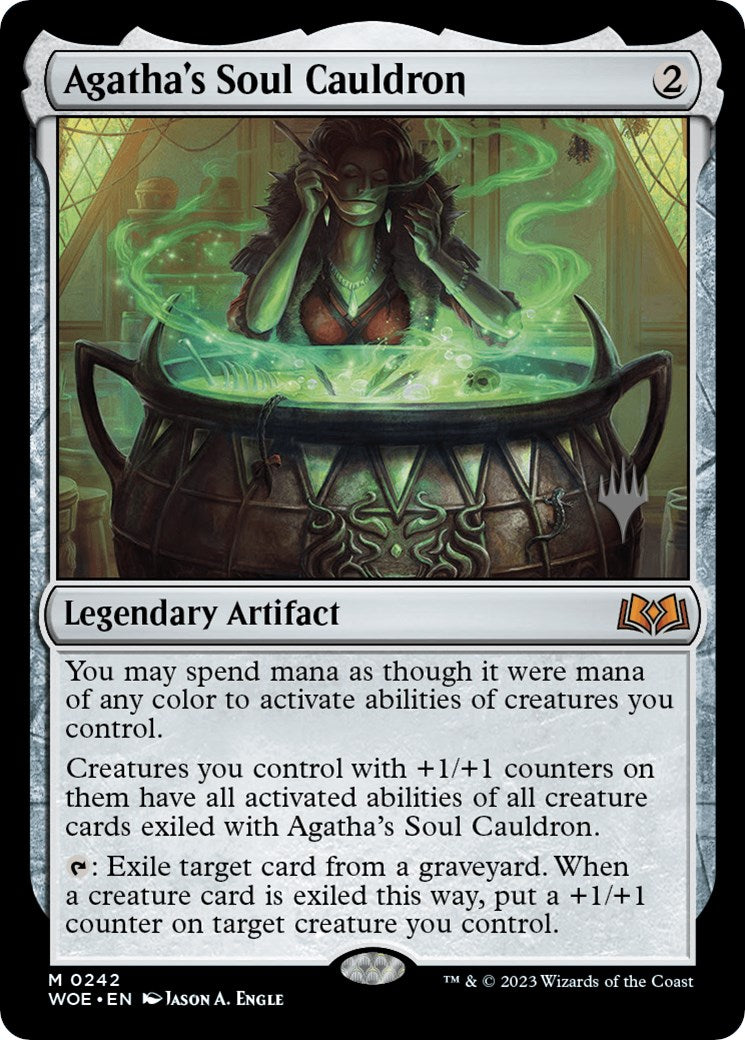 Agatha's Soul Cauldron (Promo Pack) [Wilds of Eldraine Promos] | Gate City Games LLC