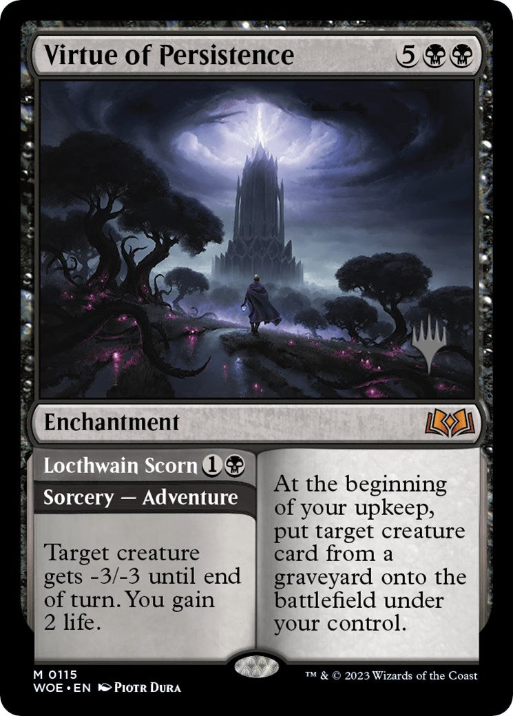 Virtue of Persistence (Promo Pack) [Wilds of Eldraine Promos] | Gate City Games LLC