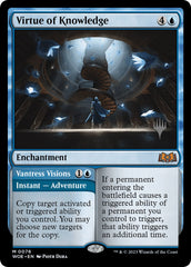Virtue of Knowledge // Vantress Visions (Promo Pack) [Wilds of Eldraine Promos] | Gate City Games LLC