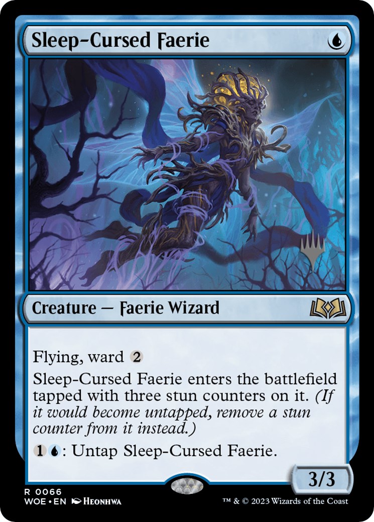 Sleep-Cursed Faerie (Promo Pack) [Wilds of Eldraine Promos] | Gate City Games LLC
