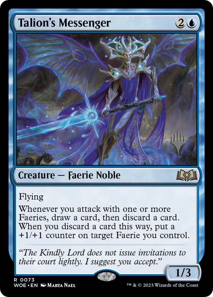 Talion's Messenger (Promo Pack) [Wilds of Eldraine Promos] | Gate City Games LLC