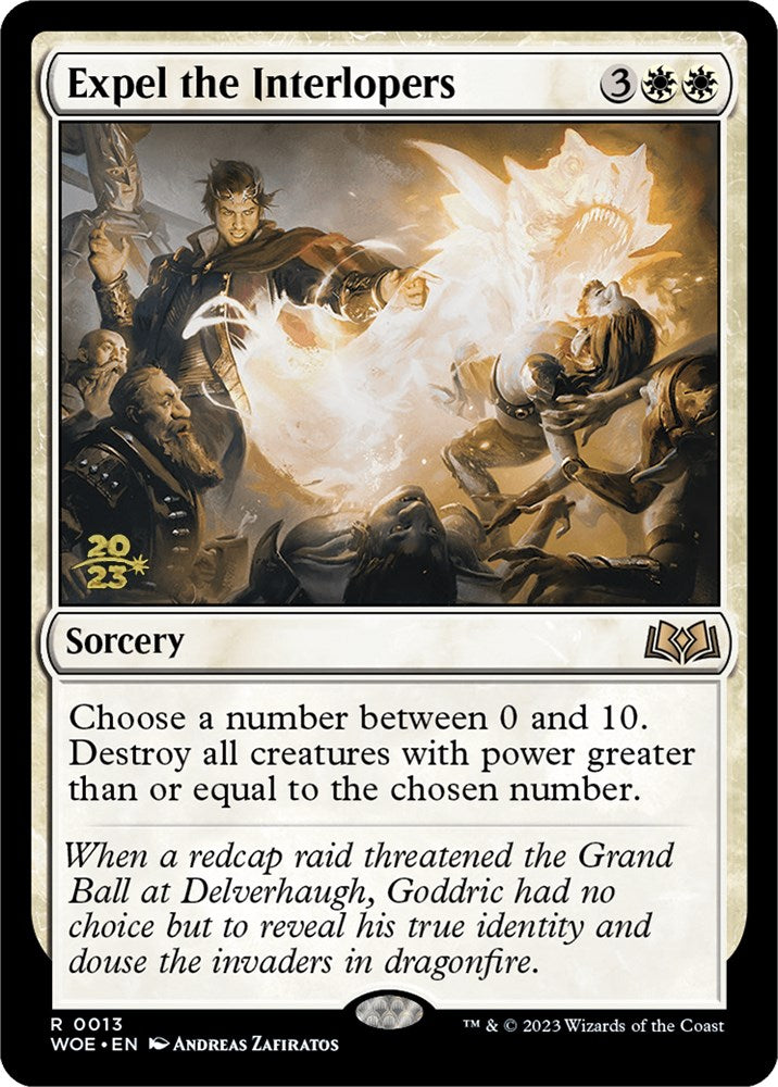 Expel the Interlopers [Wilds of Eldraine Prerelease Promos] | Gate City Games LLC