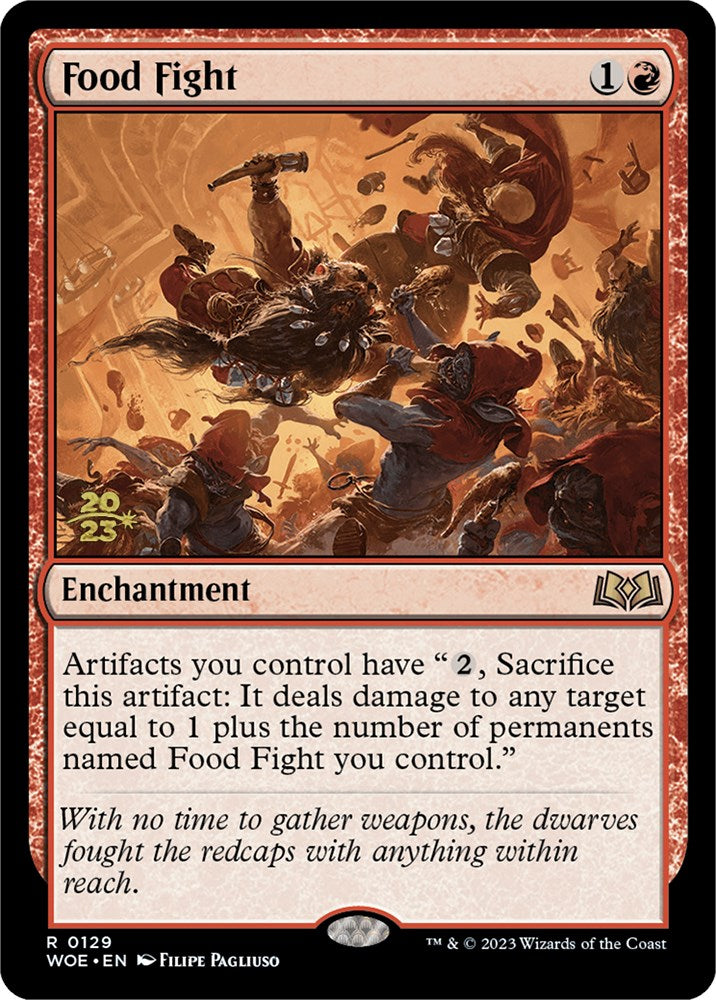 Food Fight [Wilds of Eldraine Prerelease Promos] | Gate City Games LLC