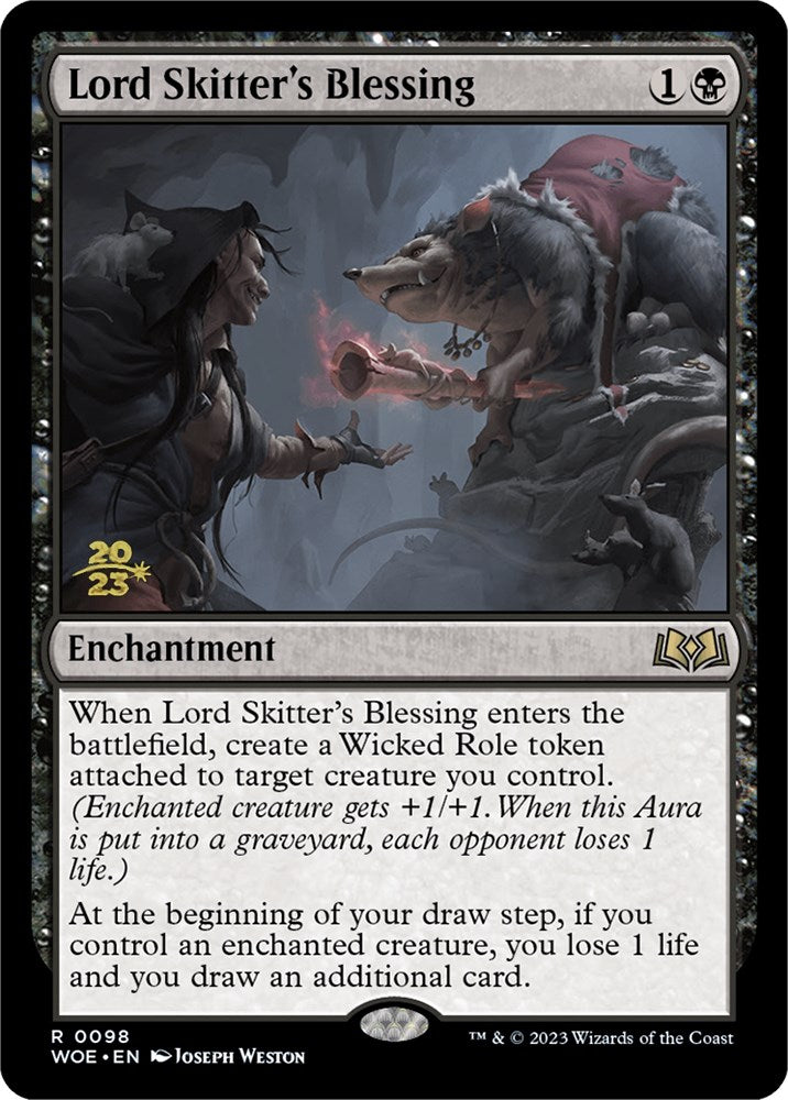 Lord Skitter's Blessing [Wilds of Eldraine Prerelease Promos] | Gate City Games LLC