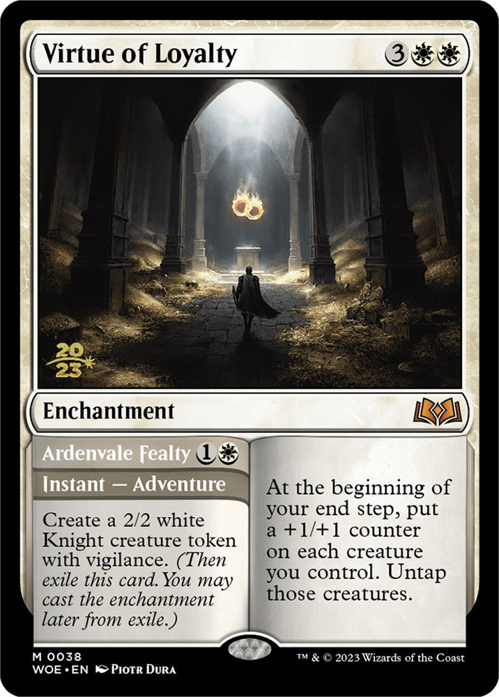 Virtue of Loyalty // Ardenvale Fealty (Promo Pack) [Wilds of Eldraine Promos] | Gate City Games LLC