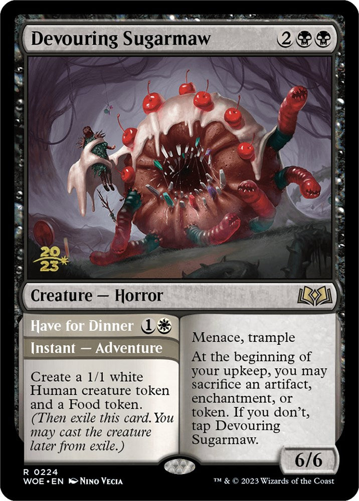 Devouring Sugarmaw // Have for Dinner(Promo Pack) [Wilds of Eldraine Promos] | Gate City Games LLC