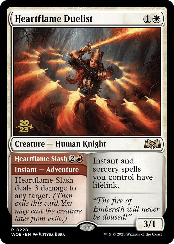 Heartflame Duelist // Heartflame Slash [Wilds of Eldraine Prerelease Promos] | Gate City Games LLC