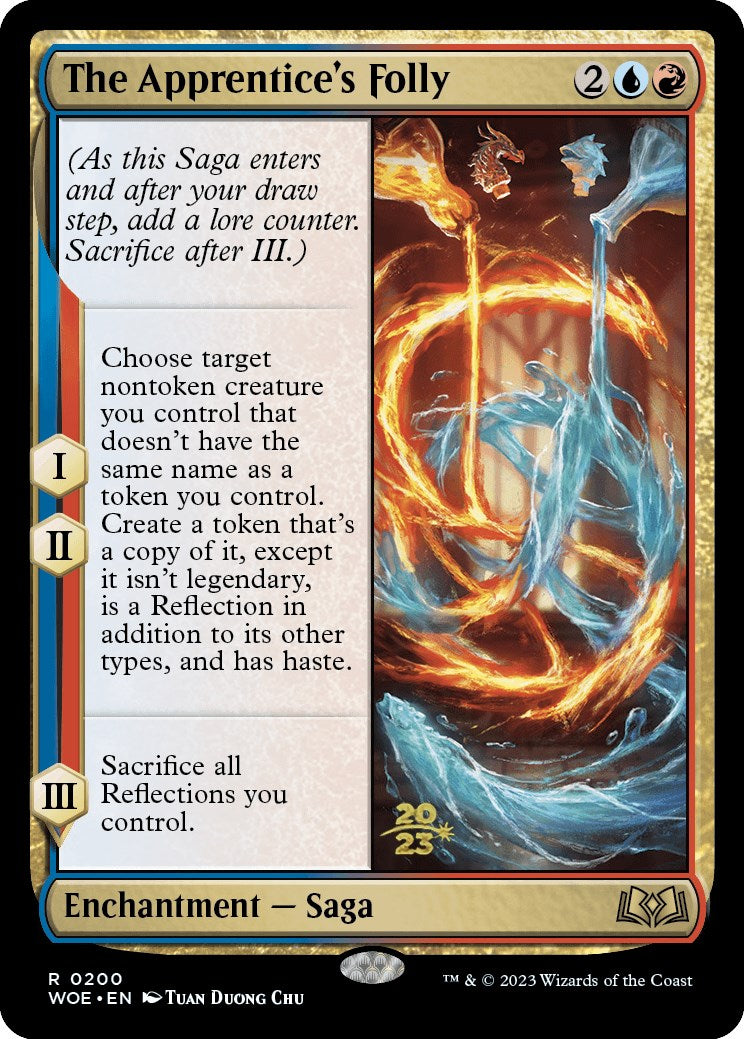 The Apprentice's Folly [Wilds of Eldraine Prerelease Promos] | Gate City Games LLC