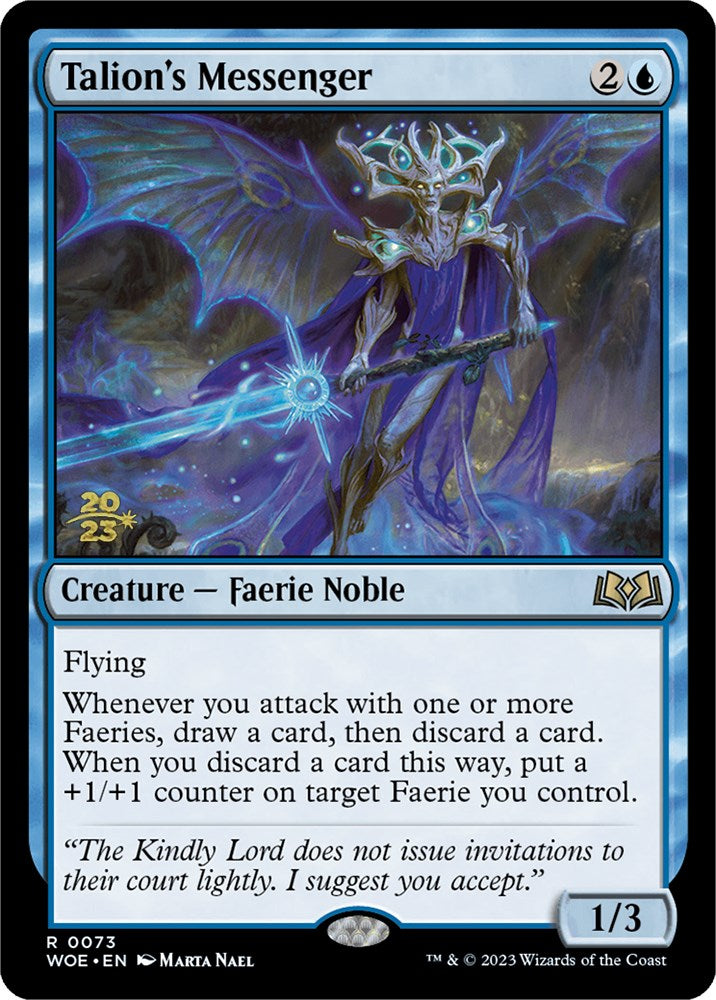 Talion's Messenger [Wilds of Eldraine Prerelease Promos] | Gate City Games LLC