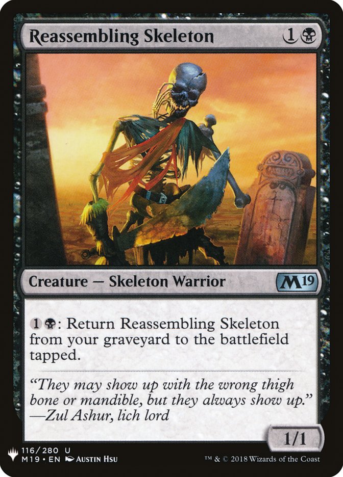Reassembling Skeleton [Mystery Booster] | Gate City Games LLC