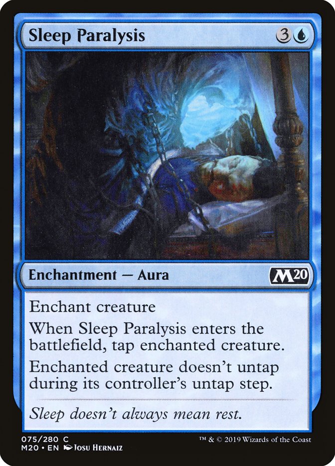 Sleep Paralysis [Core Set 2020] | Gate City Games LLC