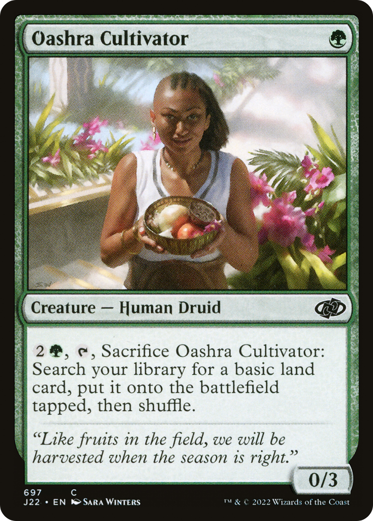 Oashra Cultivator [Jumpstart 2022] | Gate City Games LLC