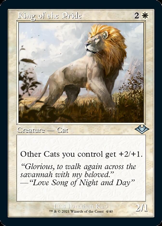 King of the Pride (Retro Foil Etched) [Modern Horizons] | Gate City Games LLC