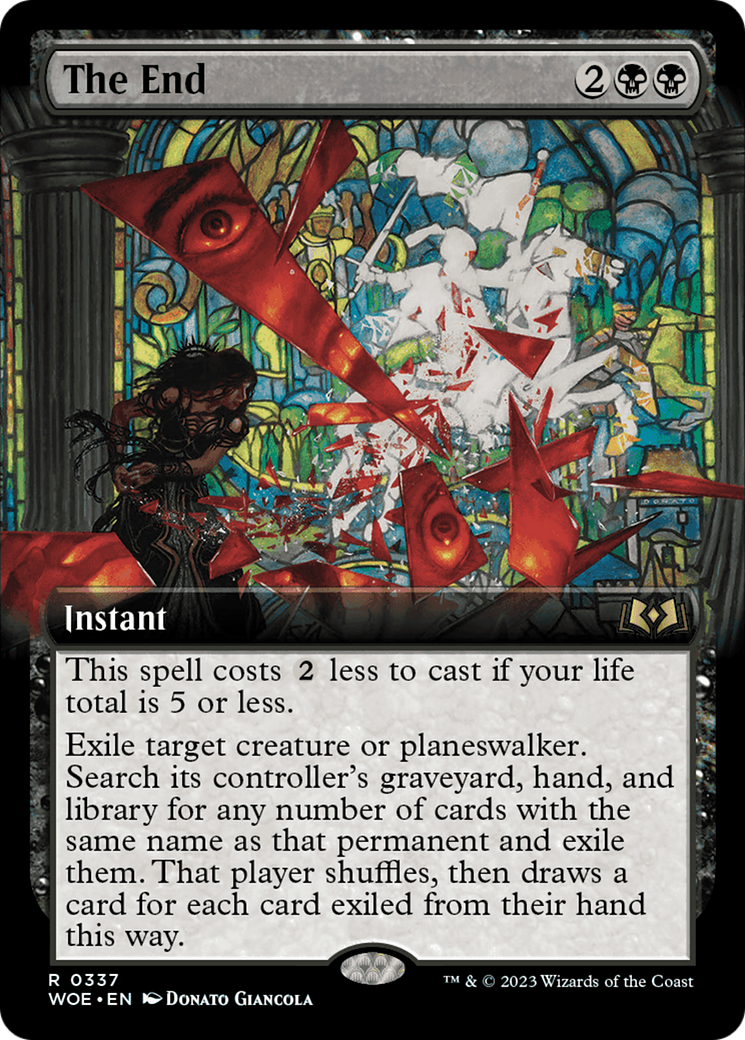 The End (Extended Art) [Wilds of Eldraine] | Gate City Games LLC