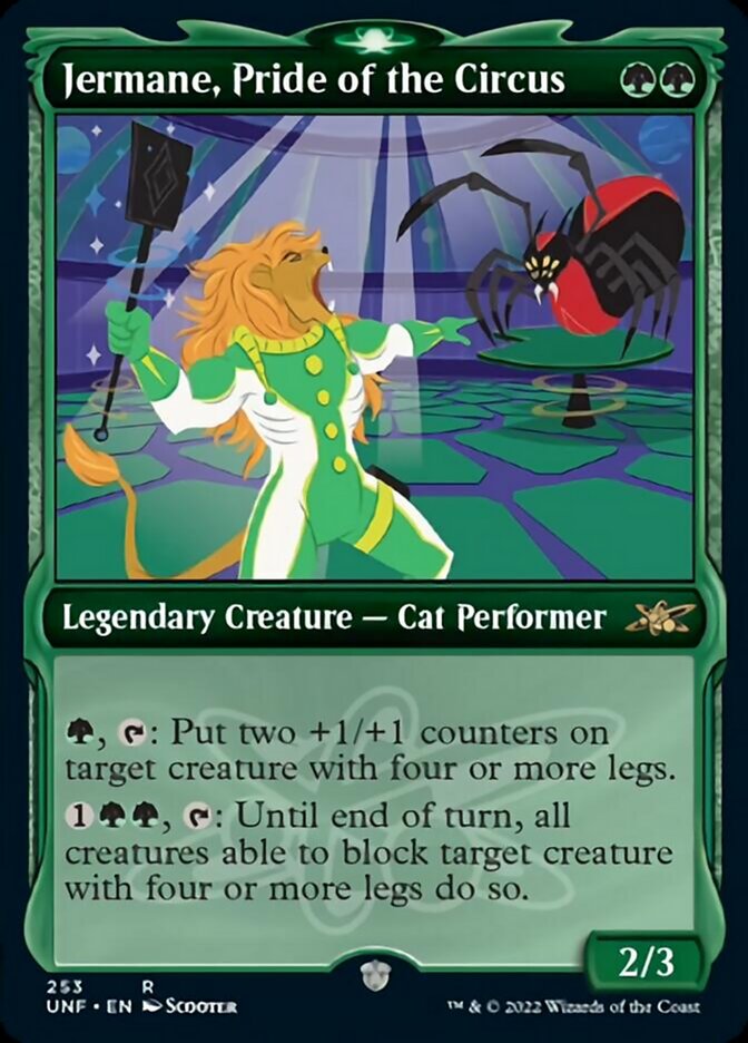 Jermane, Pride of the Circus (Showcase) [Unfinity] | Gate City Games LLC