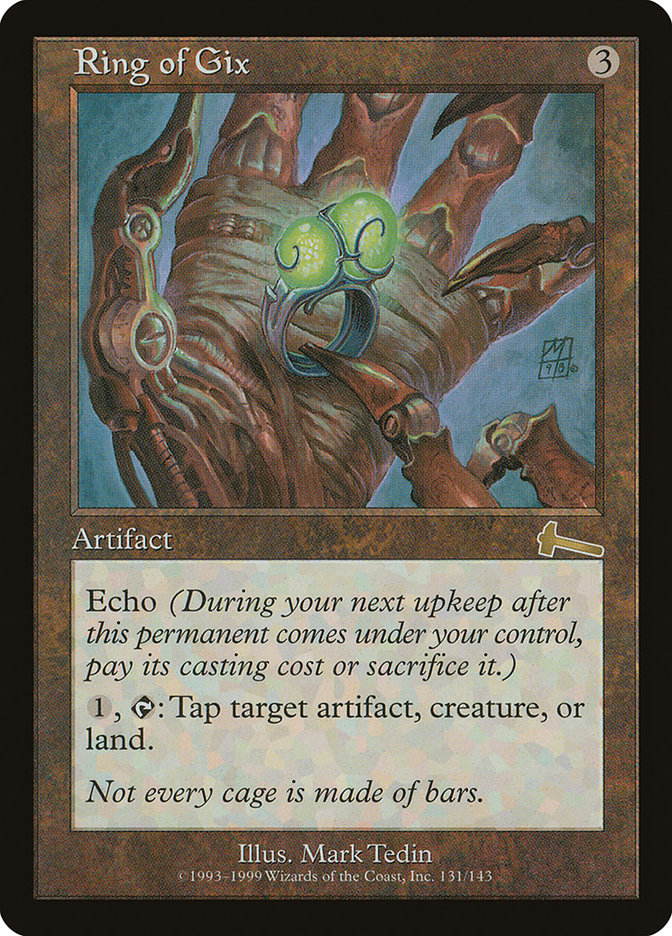 Ring of Gix [Urza's Legacy] | Gate City Games LLC