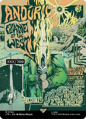 Anduril, Flame of the West (Borderless Poster) (Serialized) [The Lord of the Rings: Tales of Middle-Earth] | Gate City Games LLC