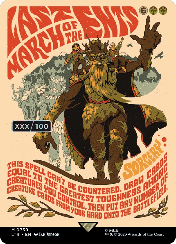 Last March of the Ents (Borderless Poster) (Serialized) [The Lord of the Rings: Tales of Middle-Earth] | Gate City Games LLC