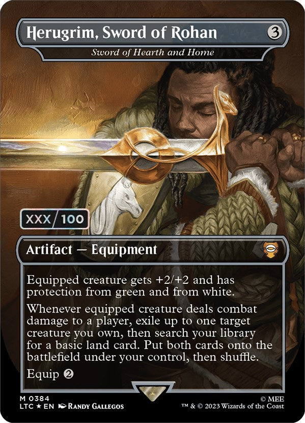 Herugrim, Sword of Rohan - Sword of Hearth and Home (Serialized) [The Lord of the Rings: Tales of Middle-Earth Commander] | Gate City Games LLC