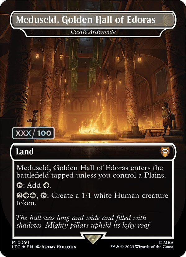 Meduseld, Golden Hall of Edoras - Castle Ardenvale (Serialized) [The Lord of the Rings: Tales of Middle-Earth Commander] | Gate City Games LLC