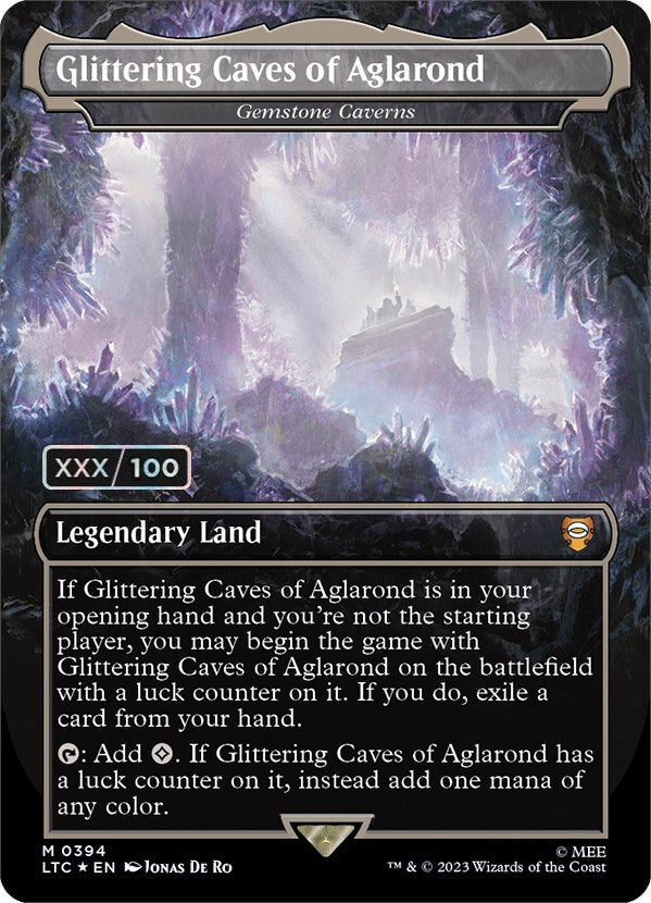 Glittering Caves of Aglarond - Gemstone Caverns (Serialized) [The Lord of the Rings: Tales of Middle-Earth Commander] | Gate City Games LLC
