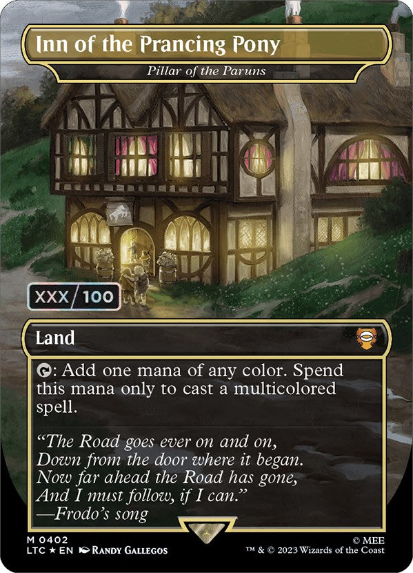 Inn of the Prancing Pony - Pillar of the Paruns (Serialized) [The Lord of the Rings: Tales of Middle-Earth Commander] | Gate City Games LLC