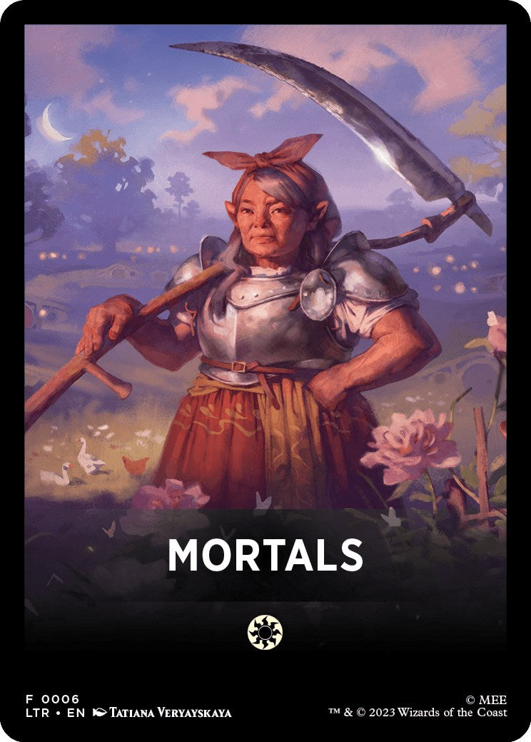 Mortals Theme Card [The Lord of the Rings: Tales of Middle-Earth] | Gate City Games LLC