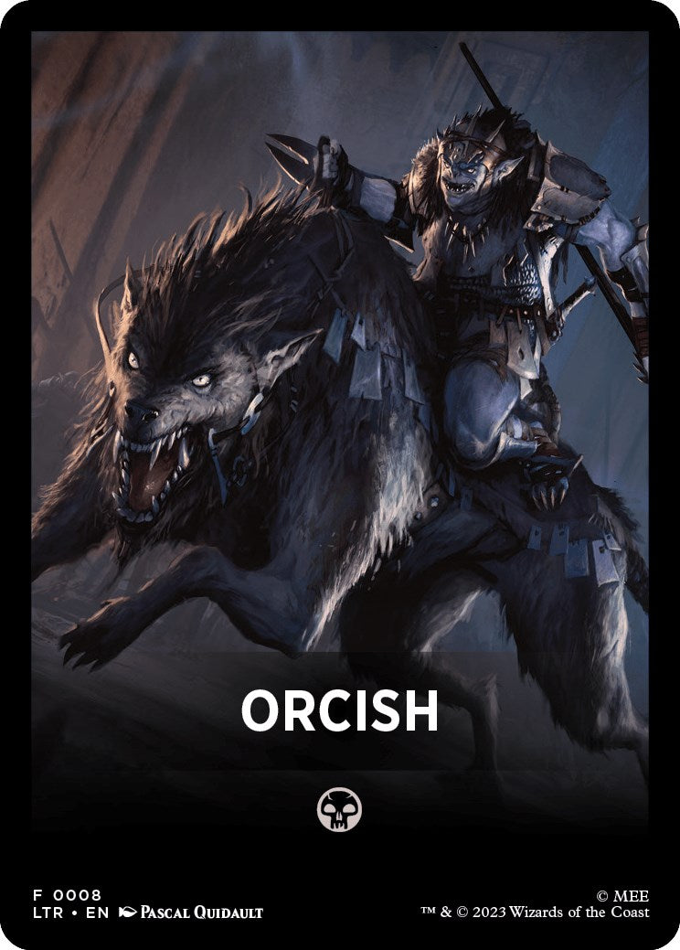 Orcish Theme Card [The Lord of the Rings: Tales of Middle-Earth] | Gate City Games LLC