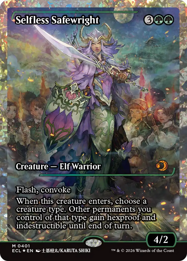 Selfless Safewright (Showcase) (Fracture Foil) [Lorwyn Eclipsed] | Gate City Games LLC