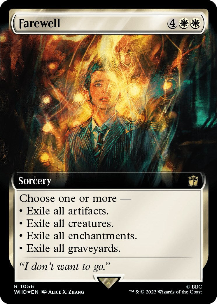 Farewell (Extended Art) (Surge Foil) [Doctor Who] | Gate City Games LLC